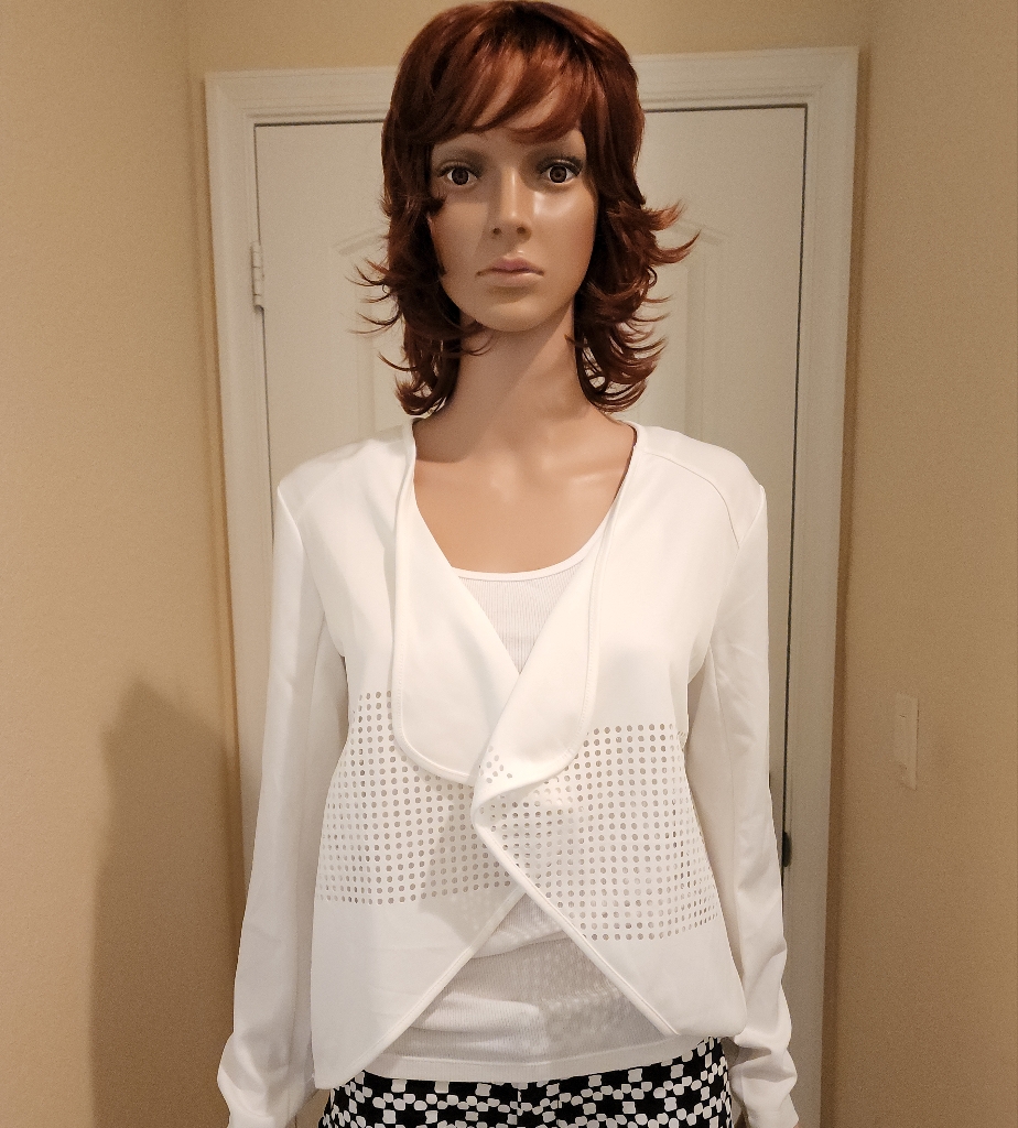 Solid White Bolero